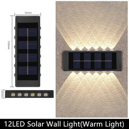 Motion Sensor Solar Wall Light