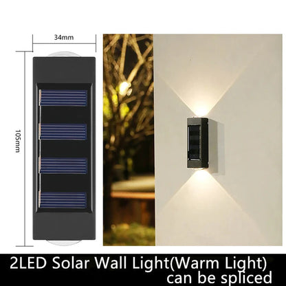 Motion Sensor Solar Wall Light