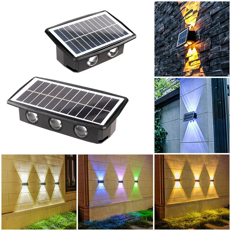 Motion Sensor Solar Wall Light