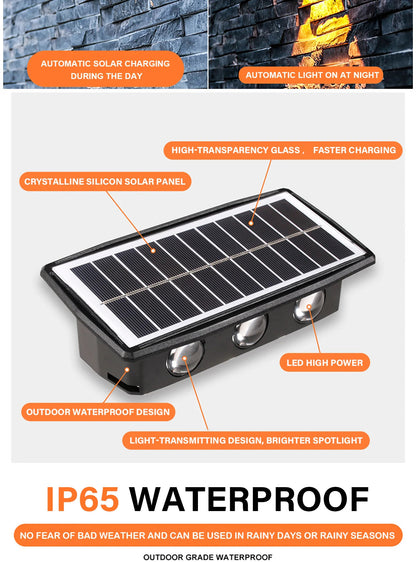 Motion Sensor Solar Wall Light