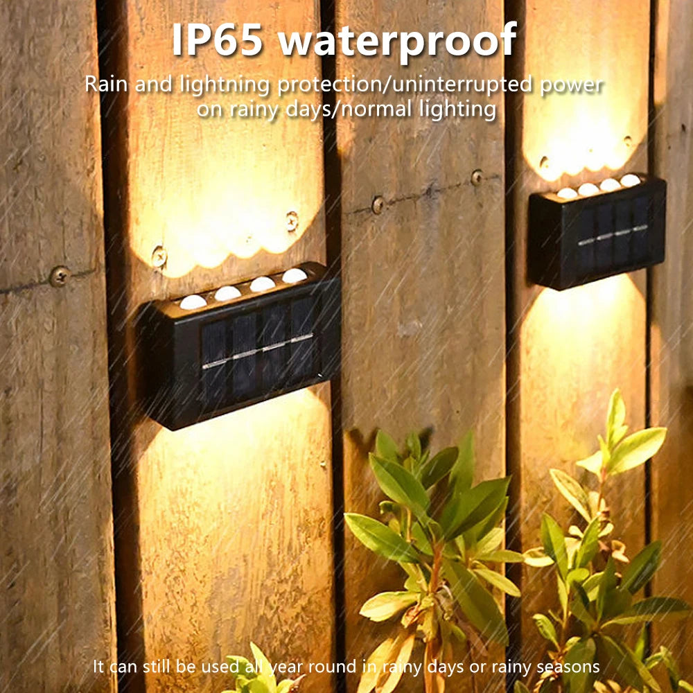 Motion Sensor Solar Wall Light