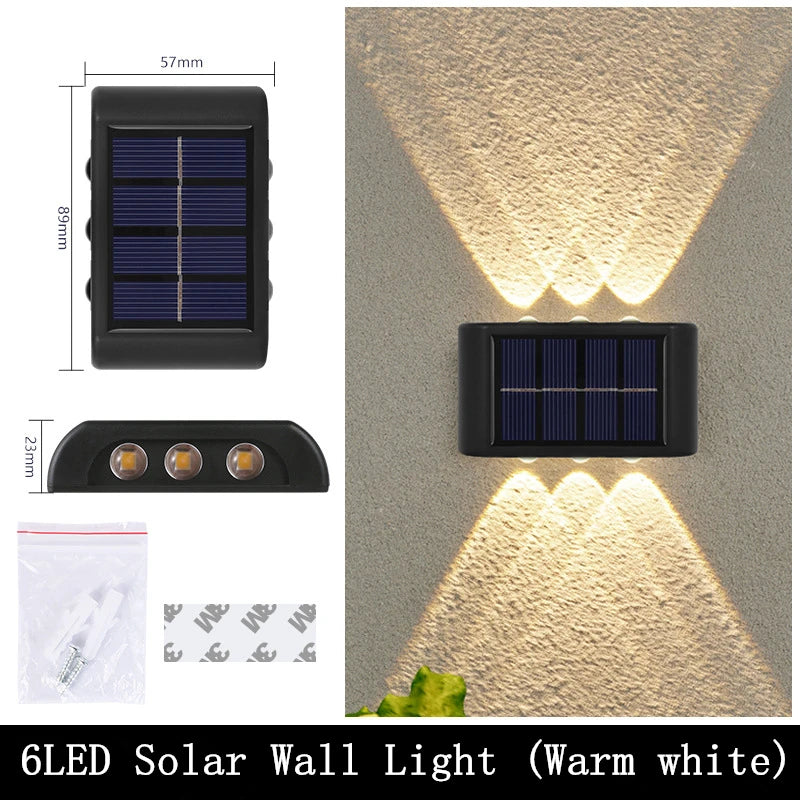 Motion Sensor Solar Wall Light