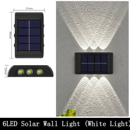 Motion Sensor Solar Wall Light