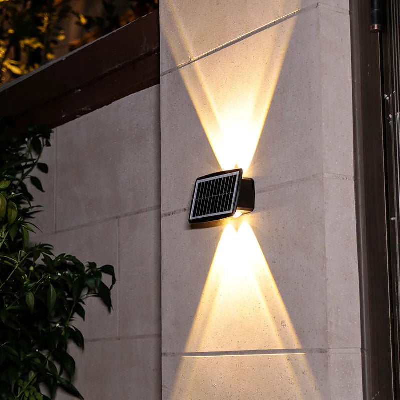 Motion Sensor Solar Wall Light