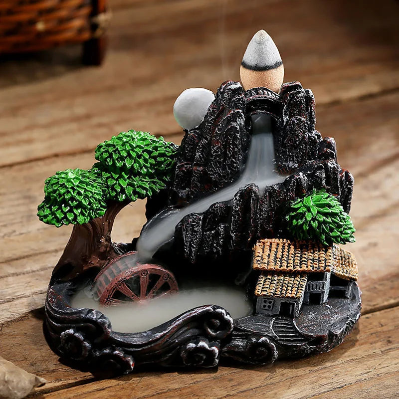 Mountain River Backflow Incense Burner