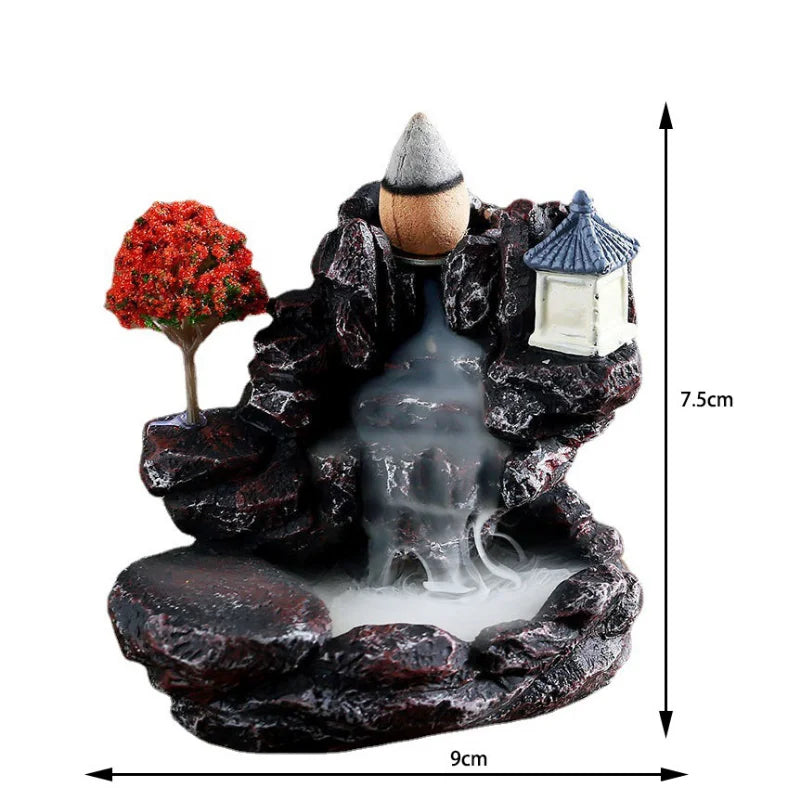 Mountain River Backflow Incense Burner