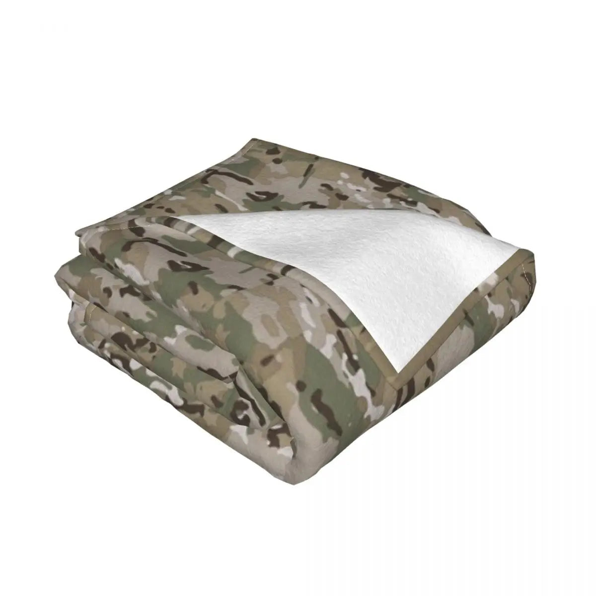 Multicam Velvet Camouflage Throw Blanket