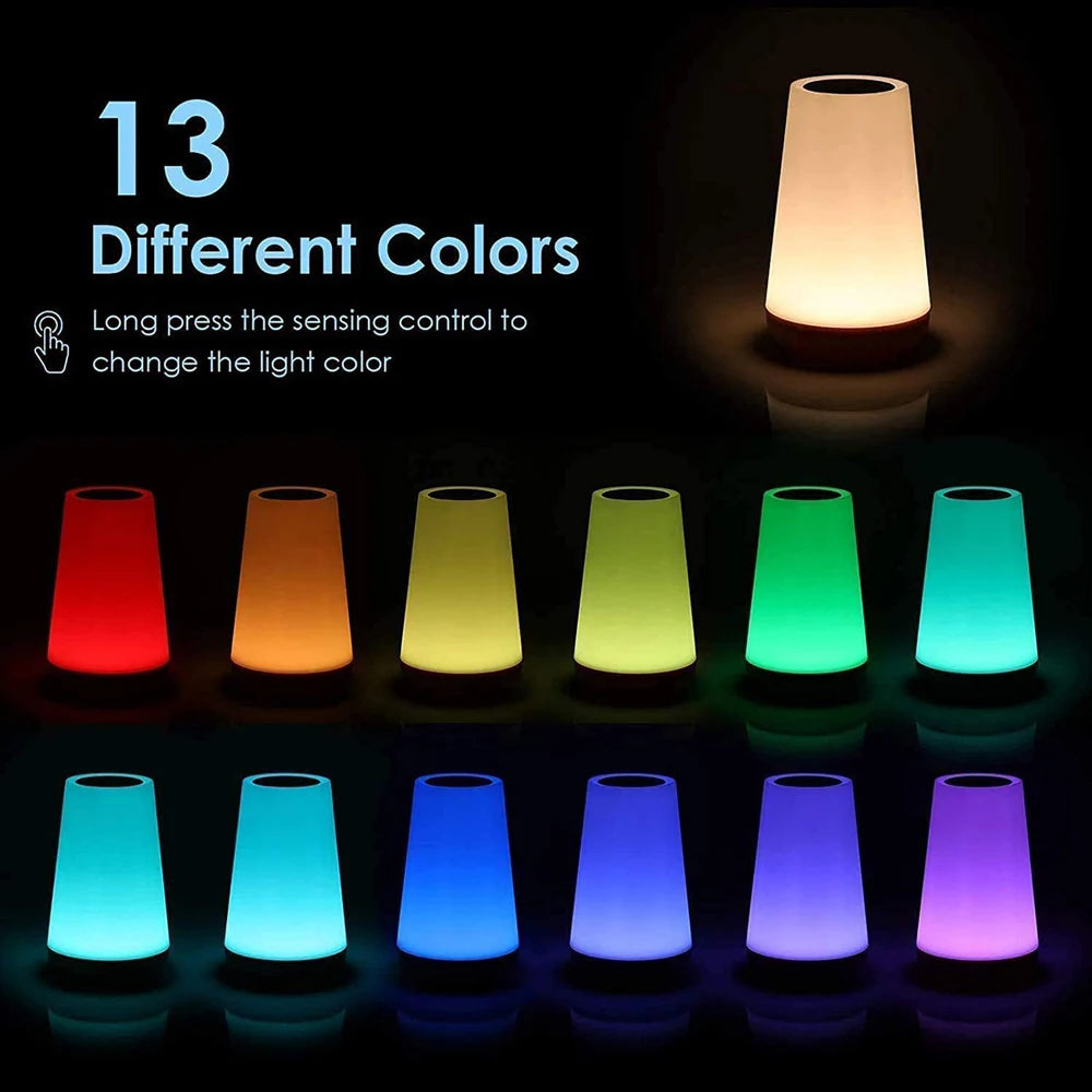 Multicolour LED Touch Dimmable Lamp