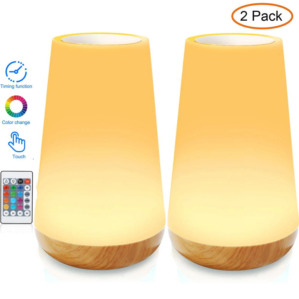 Multicolour LED Touch Dimmable Lamp