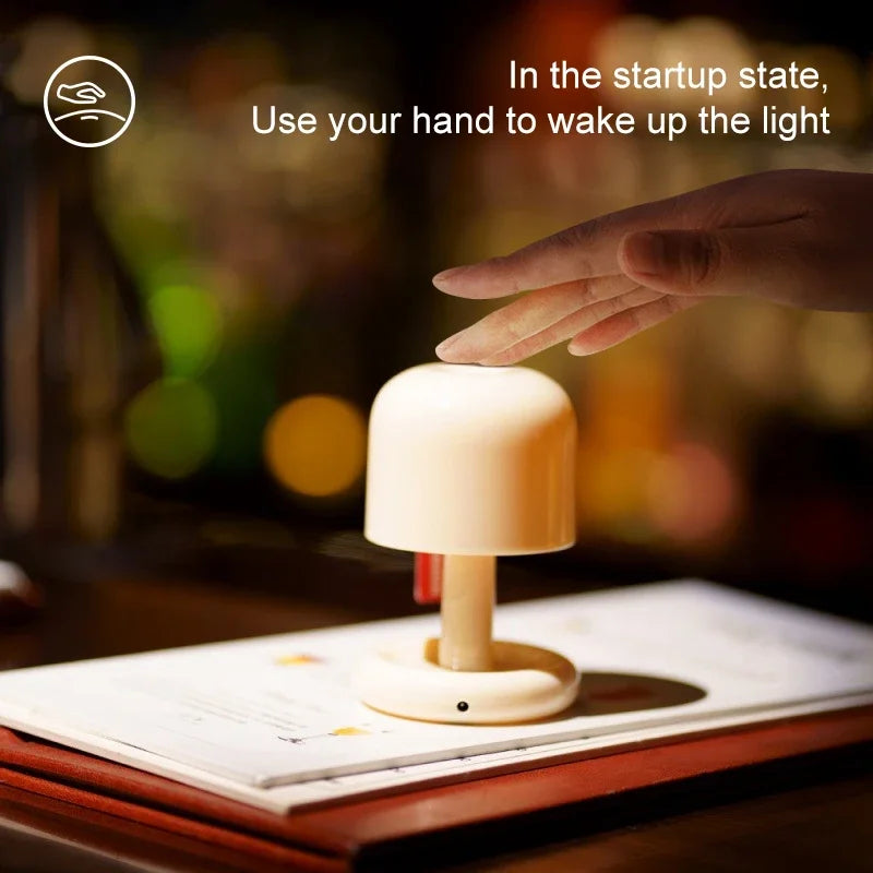 Mushroom LED Night Light Table Lamp