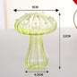 Mushroom Shaped Glass Vase - Vibrant