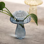 Mushroom Shaped Glass Vase - Vibrant