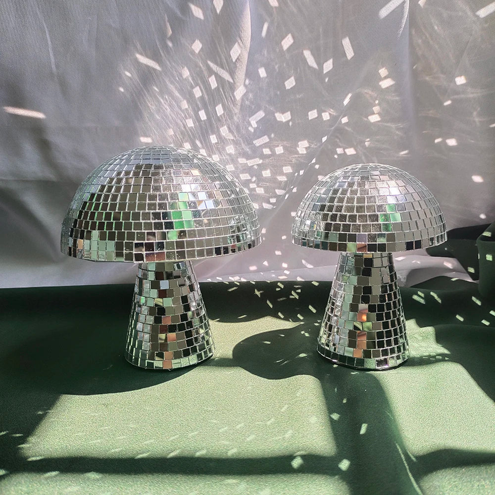 Mushroom Shaped Mirror Disco Ball for Parties & Weddings