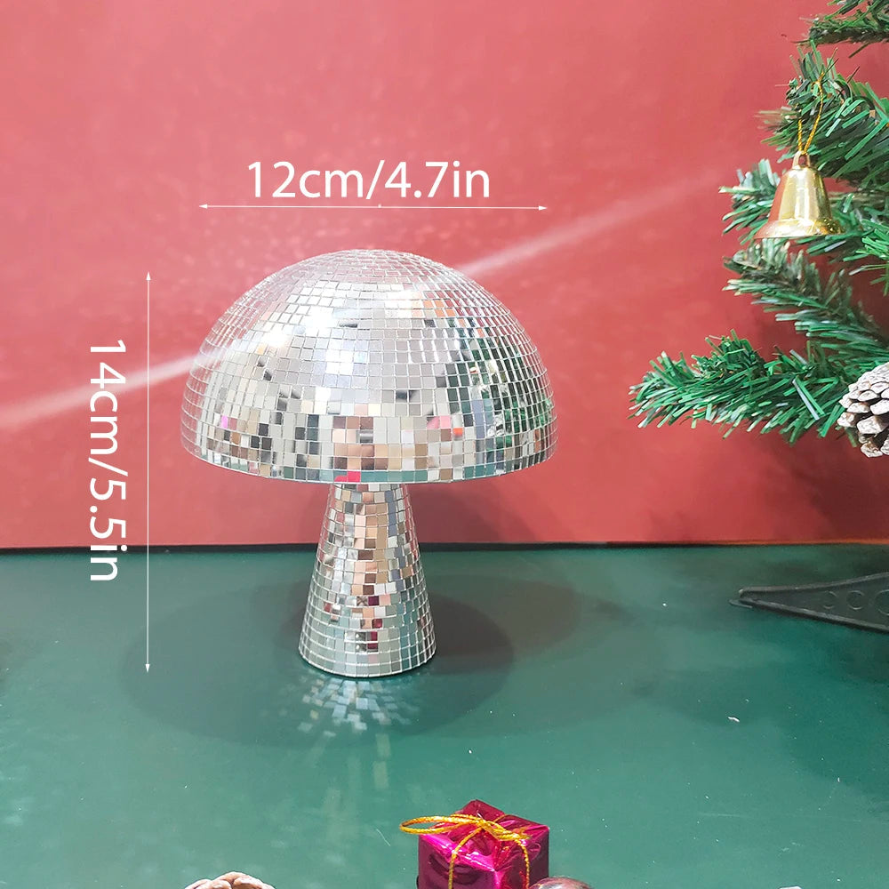 Mushroom Shaped Mirror Disco Ball for Parties & Weddings