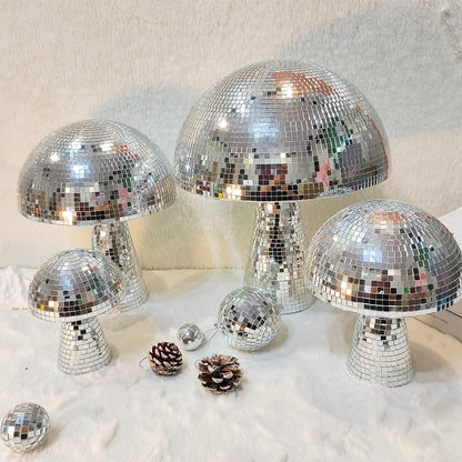 Mushroom Shaped Mirror Disco Ball for Parties & Weddings