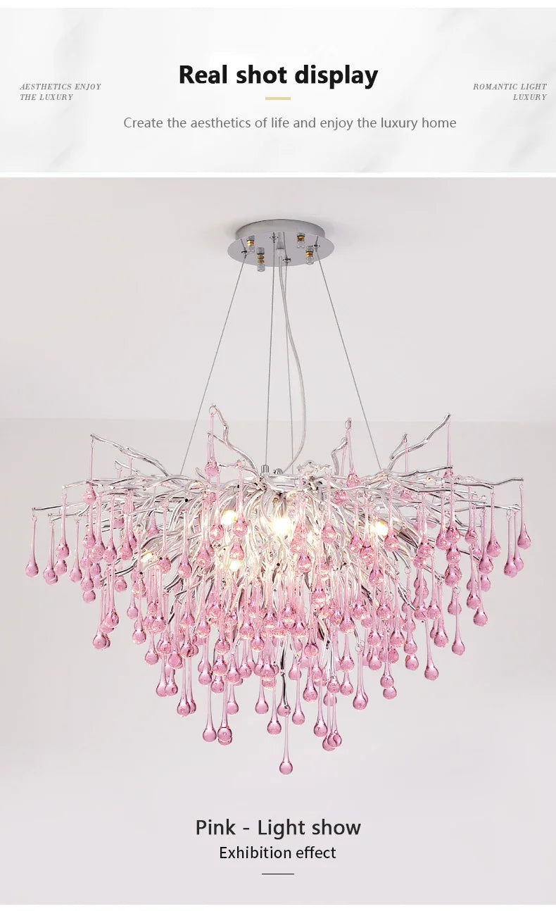 NORMICHY Colourful Crystal Chandelier