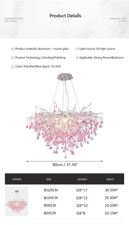 NORMICHY Colourful Crystal Chandelier