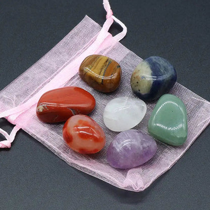 Natural Crystal Chakra Healing Set