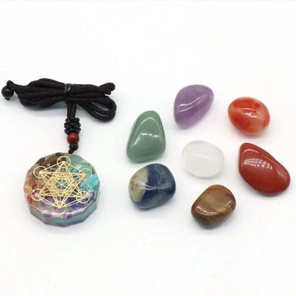 Natural Crystal Chakra Healing Set