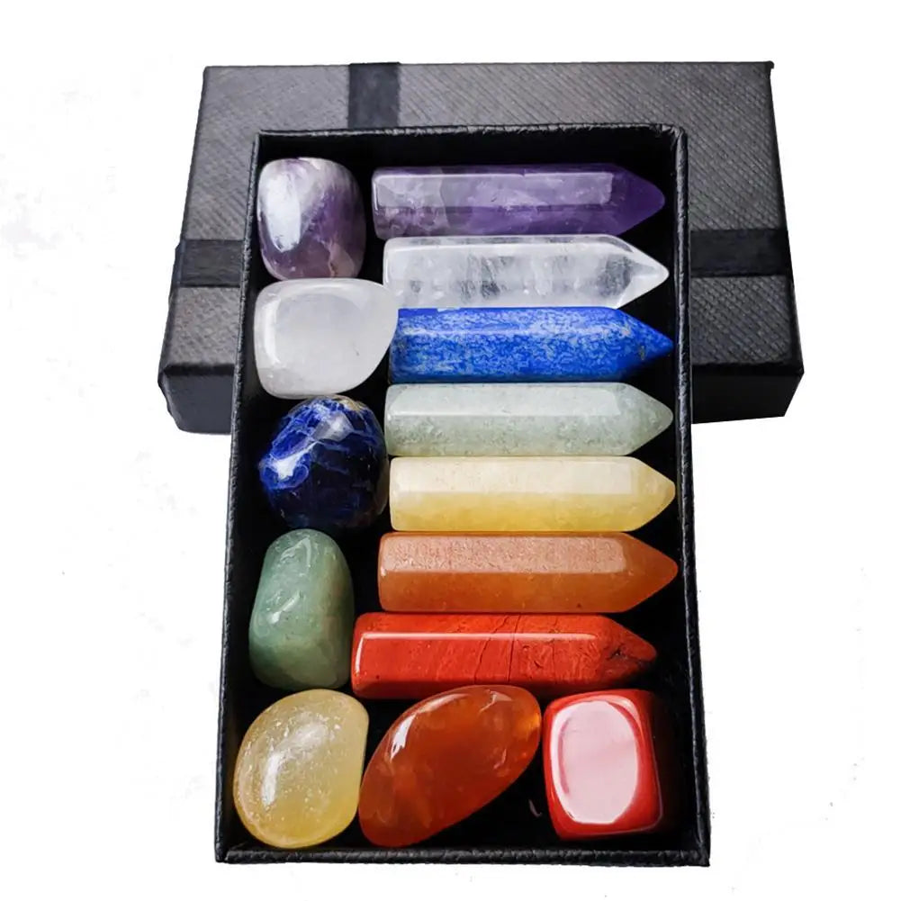 Natural Gemstone Chakra Healing Set