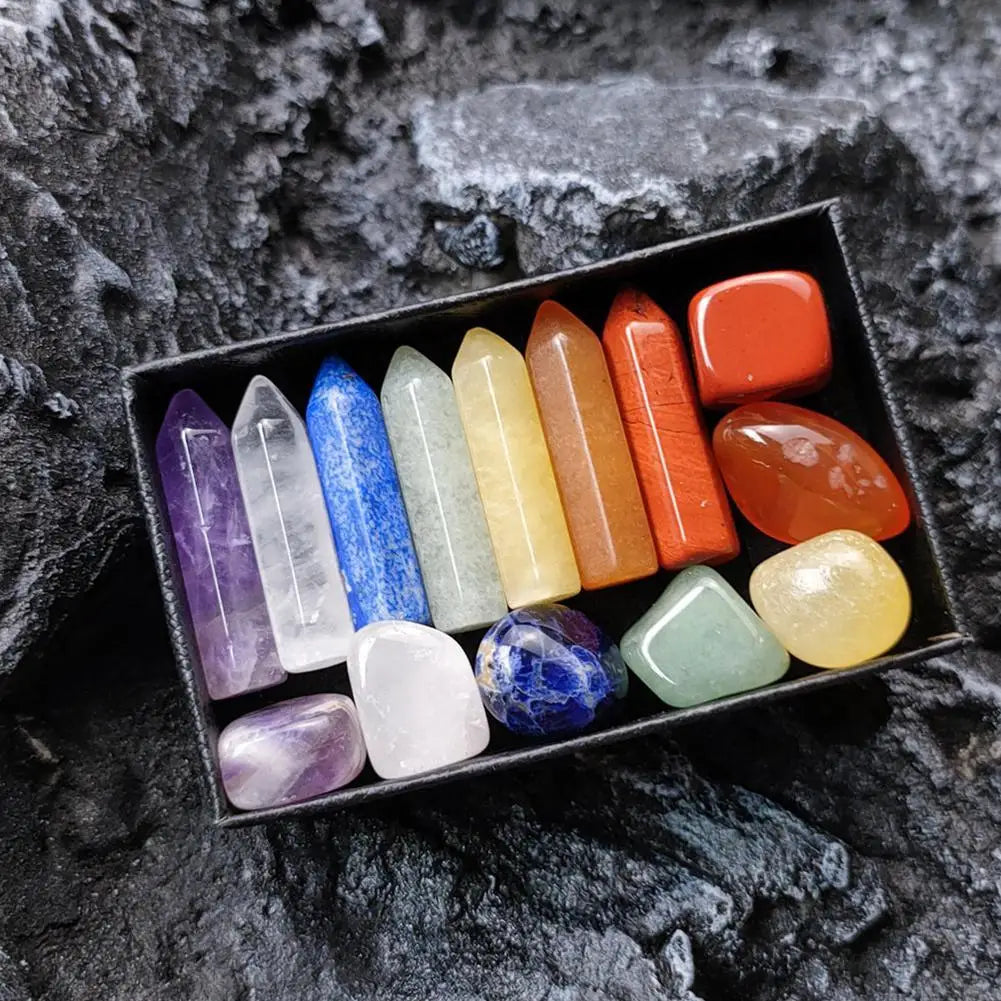 Natural Gemstone Chakra Healing Set