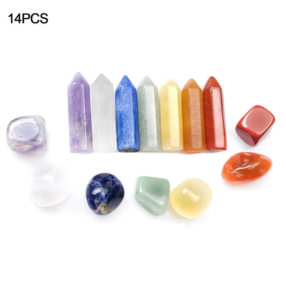 Natural Gemstone Chakra Healing Set