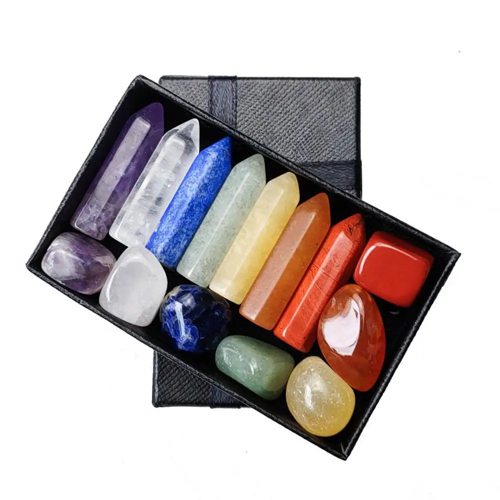 Natural Gemstone Chakra Healing Set