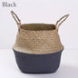 Natural Straw Woven Flower Pot