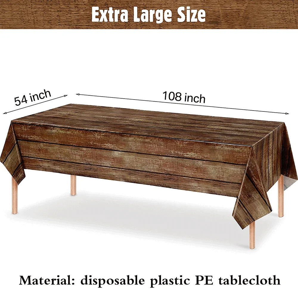 Natural Wood Grain Table Decor