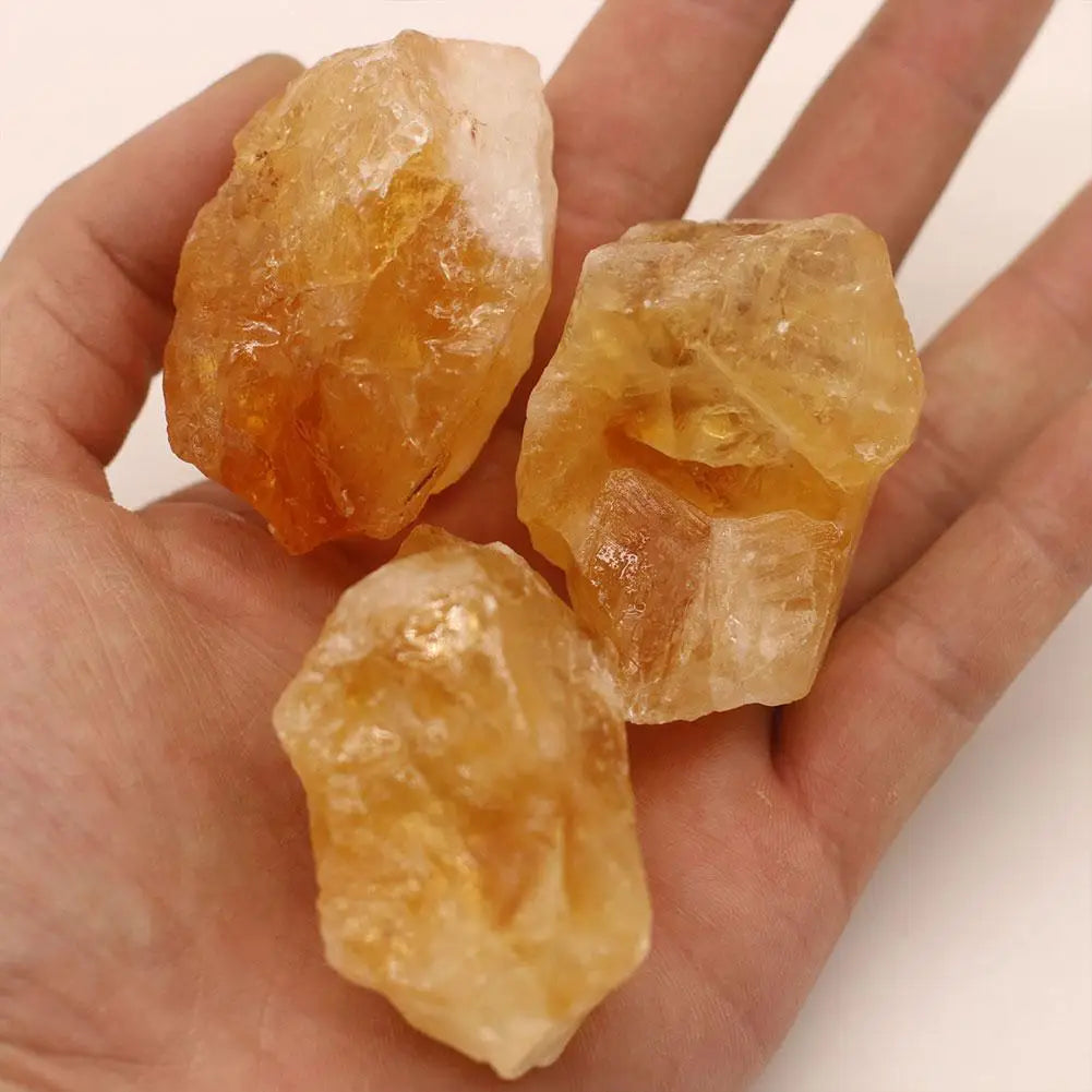 Natural Yellow Citrine Crystal Specimen