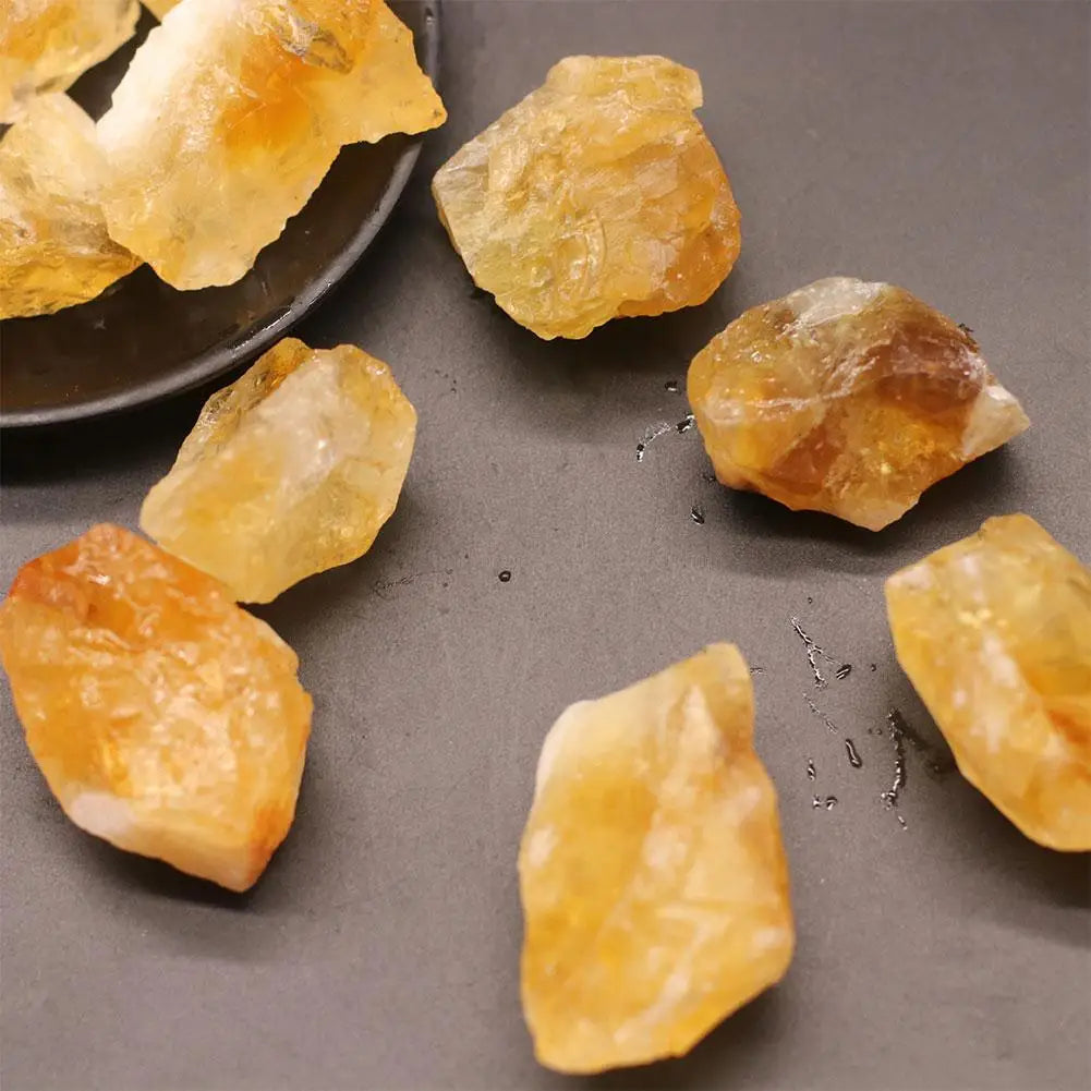 Natural Yellow Citrine Crystal Specimen