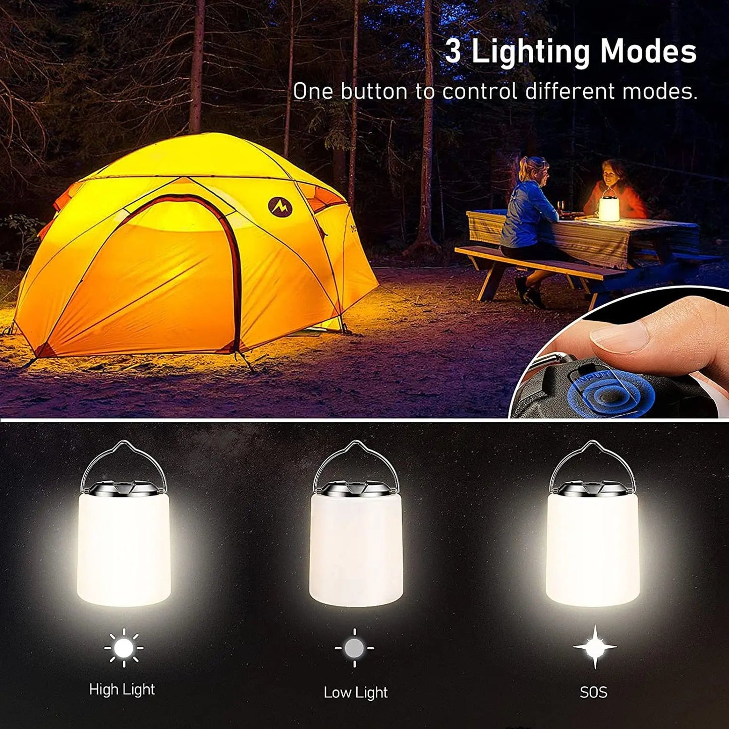 NoEnName_Null Rechargeable Waterproof Camping Light