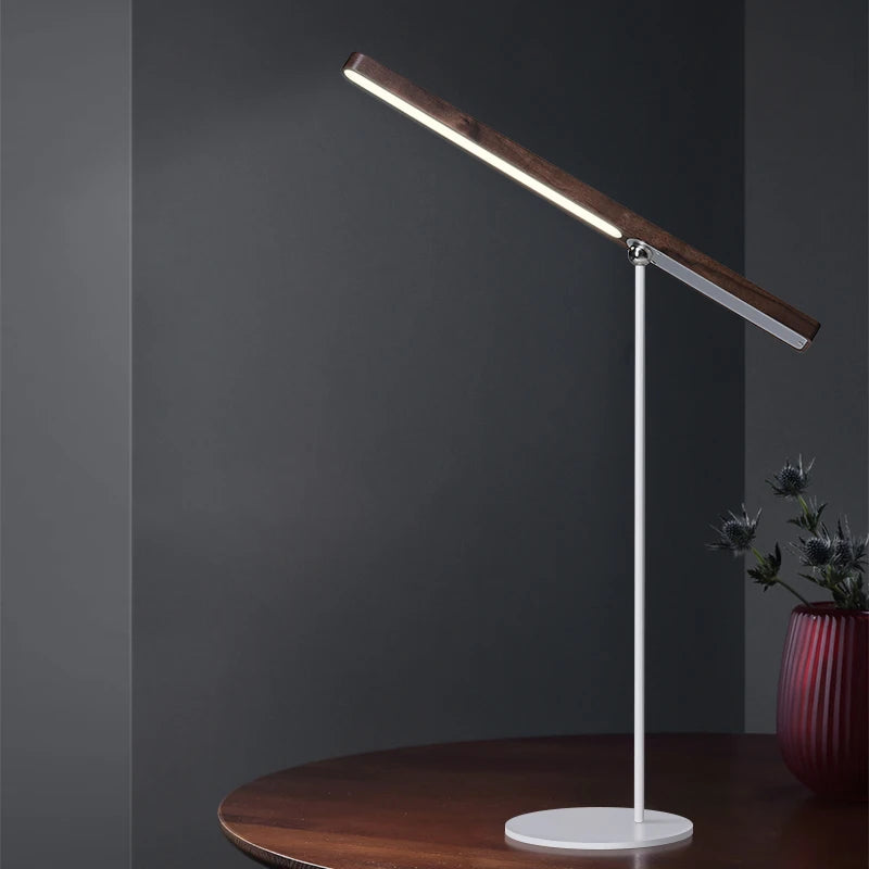 Noble Wood 360° Rotating LED Lamp