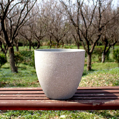 Non-toxic Plastic Imitation Stone Planter