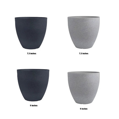 Non-toxic Plastic Imitation Stone Planter