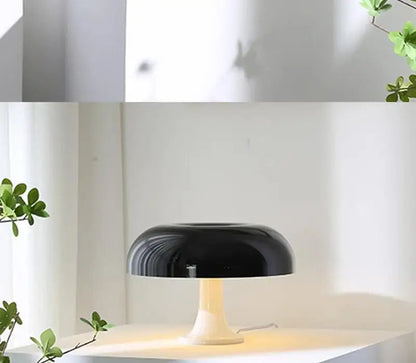 Nordic Black LED Mushroom Lamp