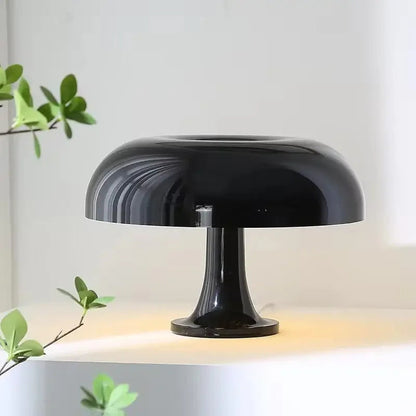 Nordic Black LED Mushroom Lamp