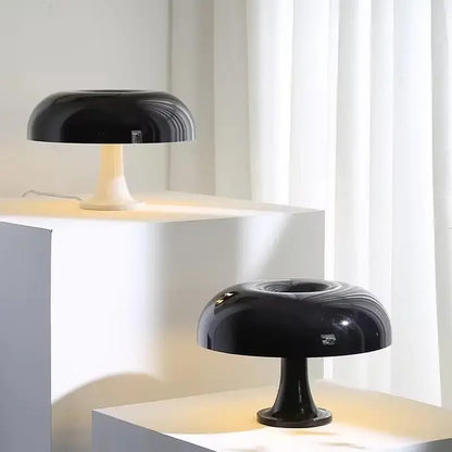 Nordic Black LED Mushroom Lamp