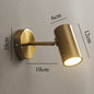 Nordic Black/Gold Adjustable Wall Lamp