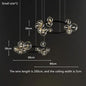 Nordic Bubble Lamp Chandelier, Clear