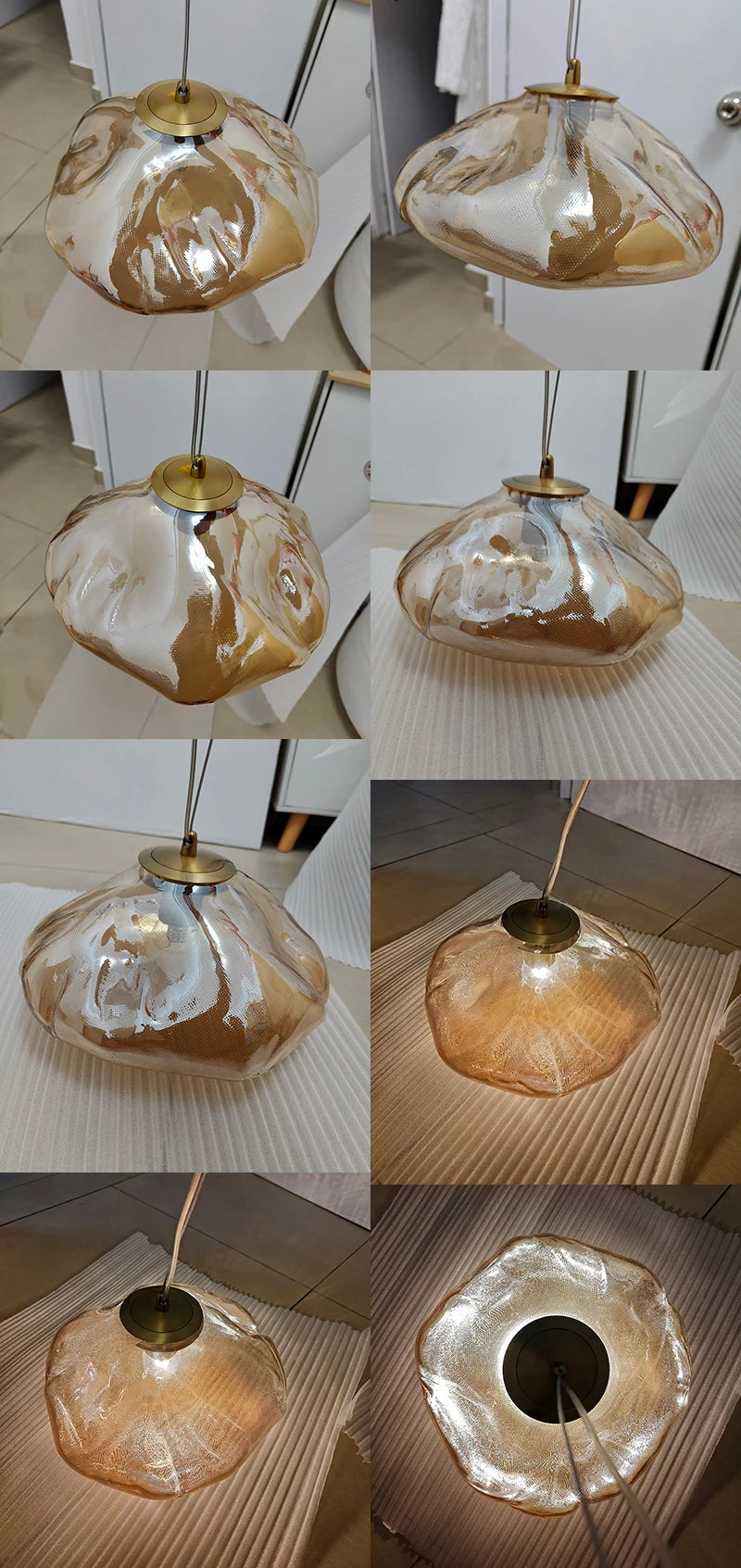 Nordic Cloud Glass Pendant Light