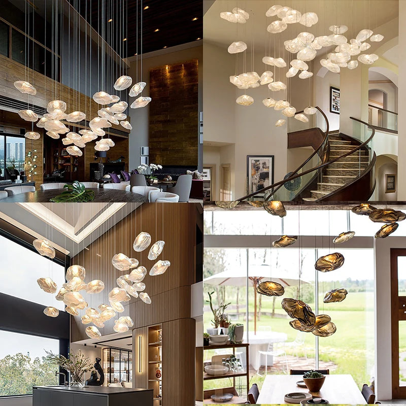 Nordic Cloud Glass Pendant Light