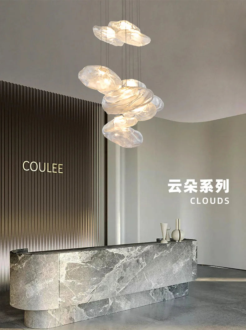 Nordic Cloud Glass Pendant Light