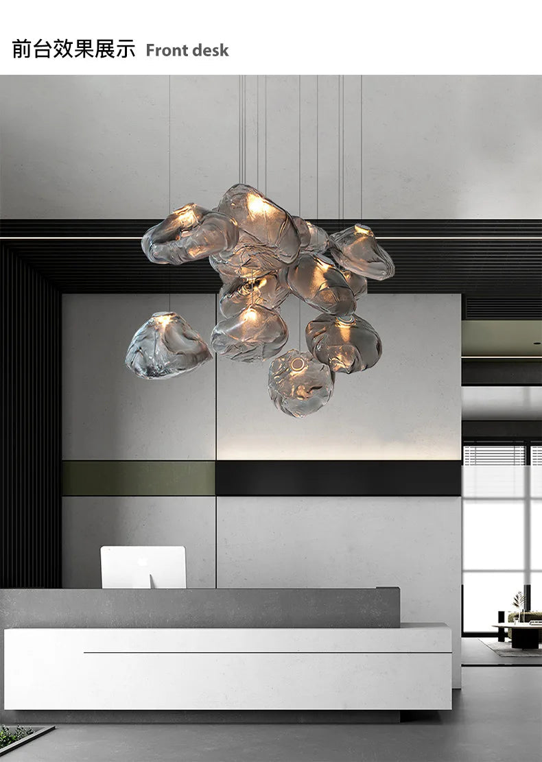 Nordic Cloud Glass Pendant Light