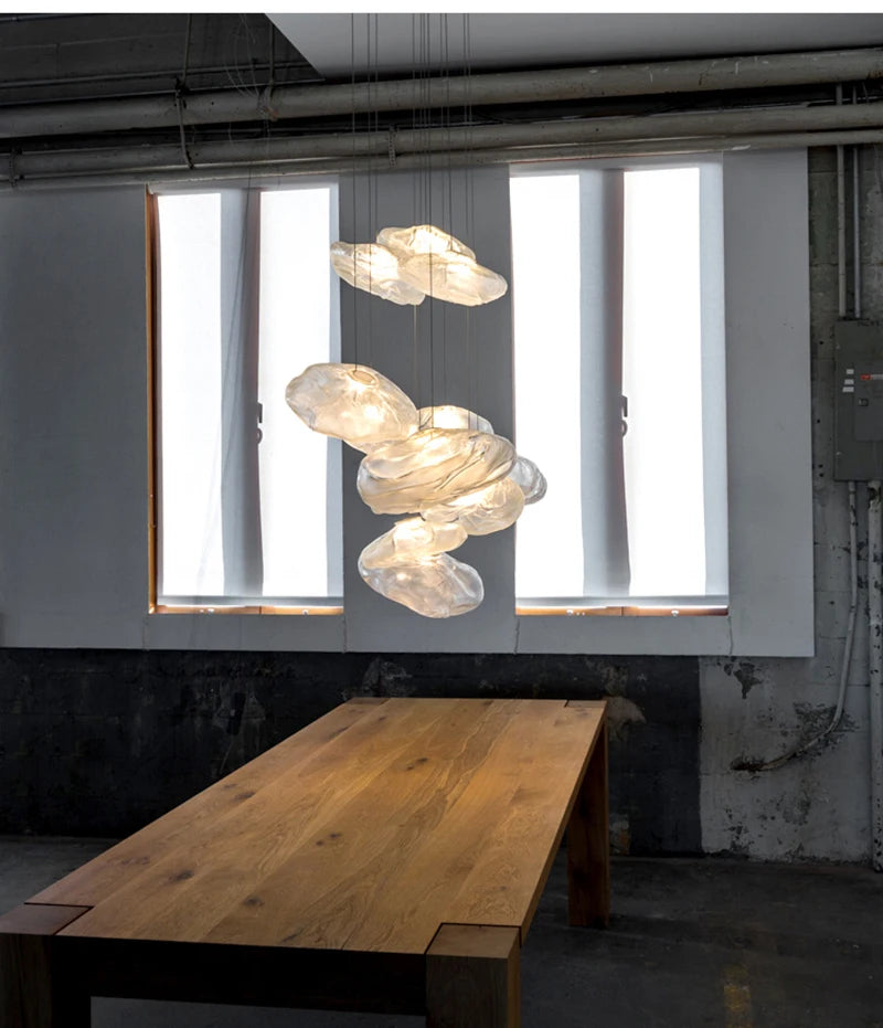 Nordic Cloud Glass Pendant Light