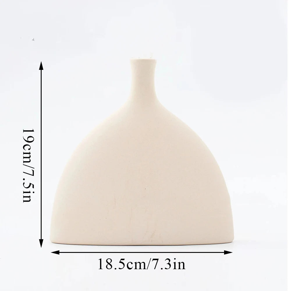 Nordic Donut Shape Plastic Vase