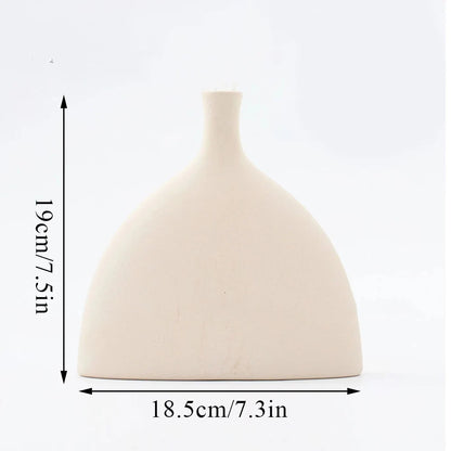 Nordic Donut Shape Plastic Vase