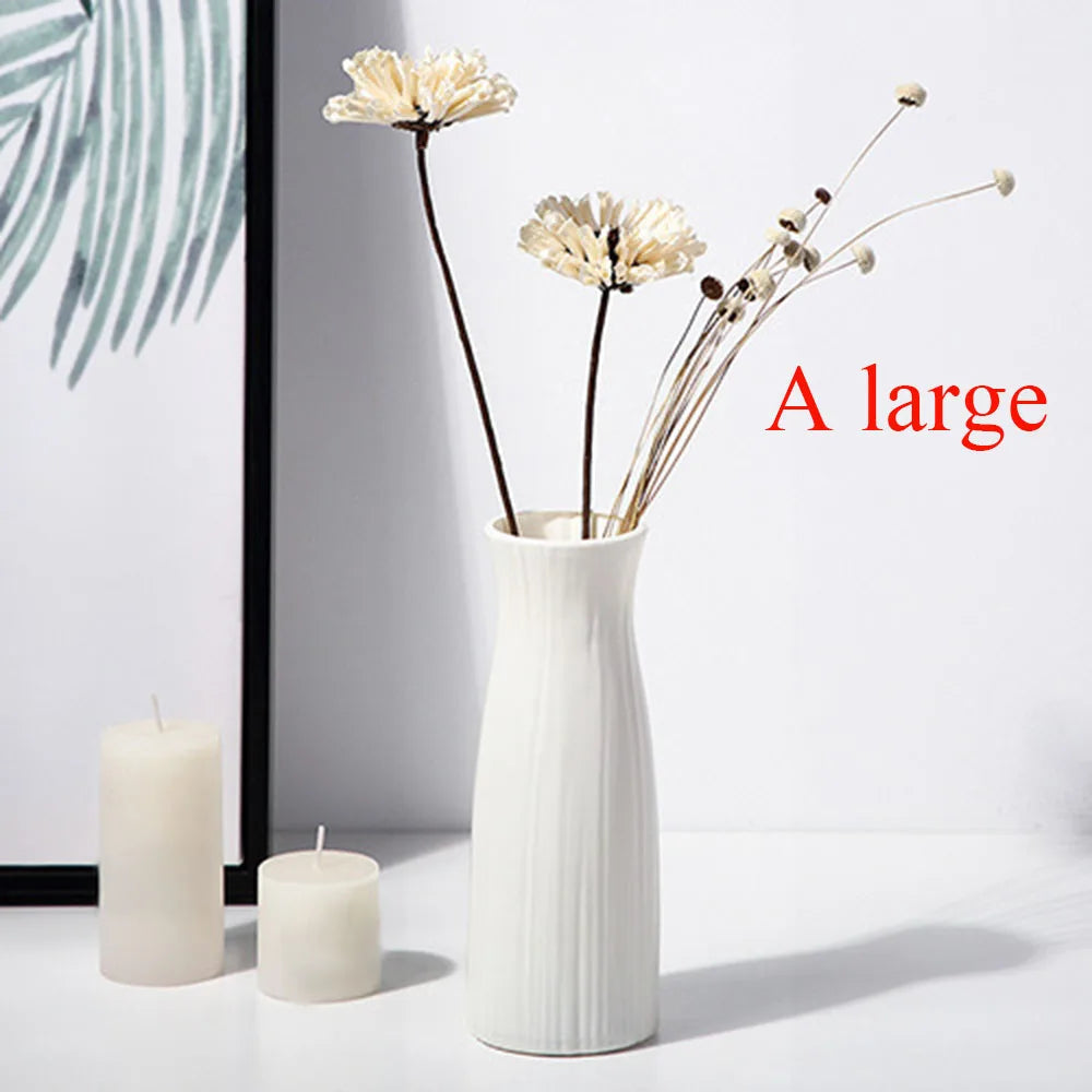 Nordic Donut Shape Plastic Vase