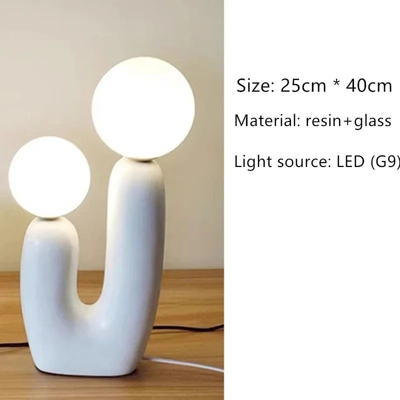 Nordic Double Head Bedside Lamp