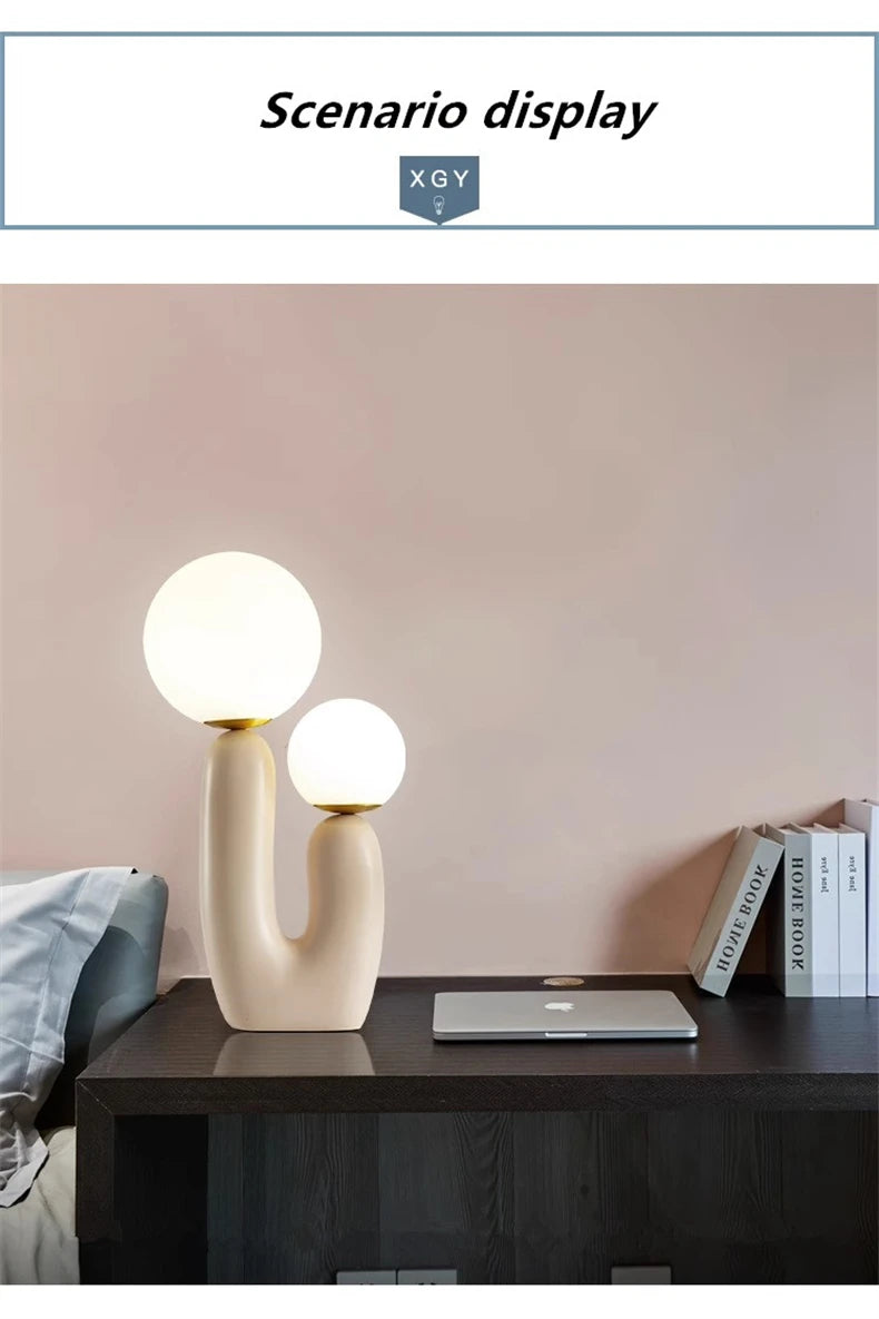 Nordic Double Head Bedside Lamp